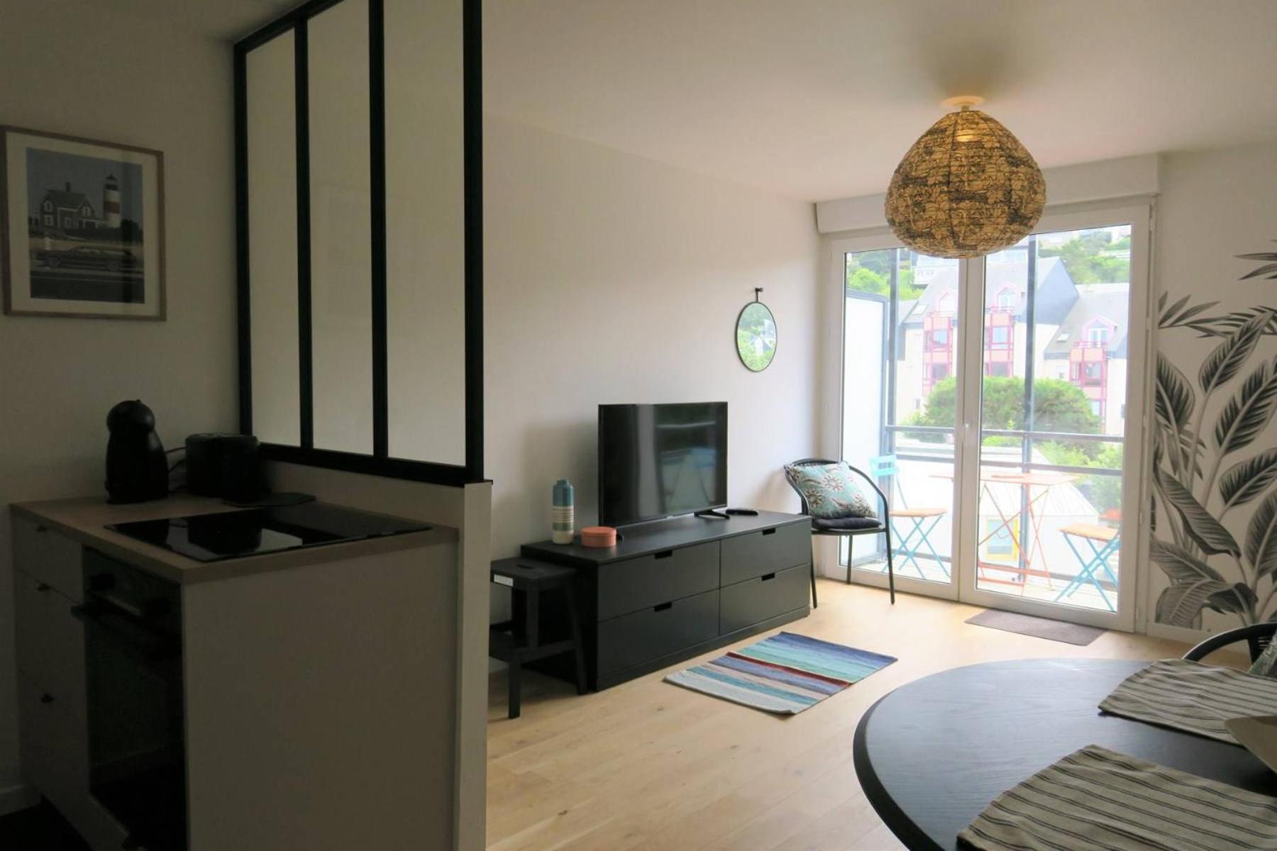 Bel Appartement Neuf Plage De Trestraou A Perros-Guirec - Ref 862 Экстерьер фото